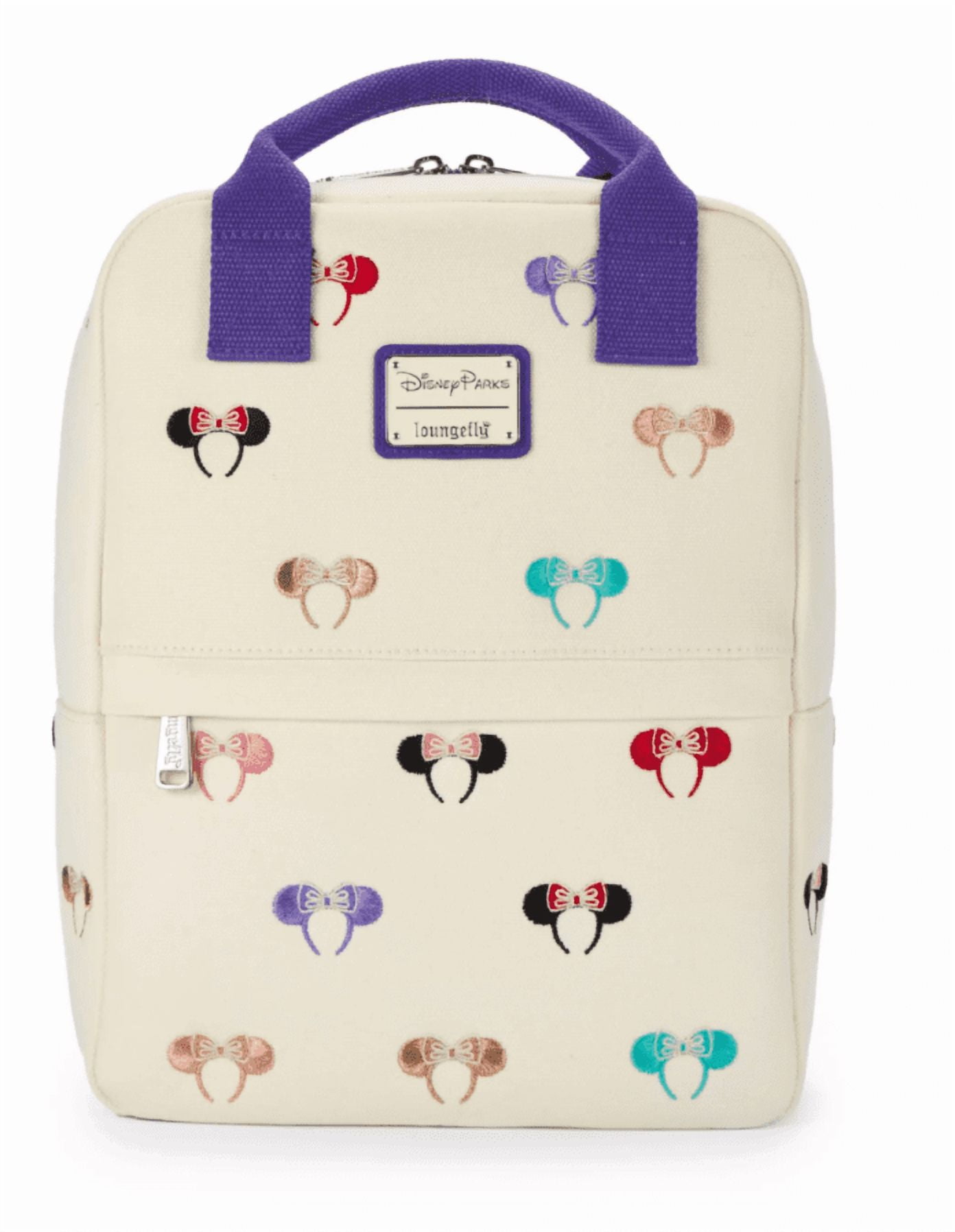 Disney Parks WDW 50th Characters Loungefly Blue Bookbag Backpack