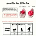 thumbnail image 6 of Dabei 1PC Dog Ball Toys For Small Dogs Interactive Elasticity Puppy Chew Toy Tooth Cleaning Rubber Food Ball Toy Pet Stuff Accessories, 6 of 21