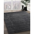 thumbnail image 2 of Ahgly Company Indoor Rectangle Contemporary Carbon Gray Abstract Area Rugs, 5' x 7', 2 of 6