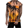 thumbnail image 2 of Xysaqa Men's Cool Graphic Hawaiian Beach Tank Tops Stretchy Sleeveless Muscle Tee Athletic Crewneck Gym Workout Shirts S-3XL, 2 of 5