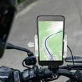 thumbnail image 5 of Kchsji Motorcycle Aluminum Alloy Phone Holder Navigation Mount, Fixed Sturdy Mobile Stand for Bike Motorbike Scooter, Lightweight Durable Adjustable Secure GPS Holder for Riders Outdoor Travel, 5 of 6