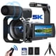 thumbnail image 1 of FIREFOTO - Cámara de video de 5 K, videocámara de 56 MP, 16 x zoom digital, cámara de vlogging, WiFi de 3 pulgadas, 270°, grabadora de visualización táctil para YouTube con 2 baterías, tarjeta SD 64G,, 1 of 5
