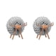 thumbnail image 4 of Paquete de 12 posavasos resistentes al calor Inteprter forma de animal Negro Blanco Gris, 4 of 6