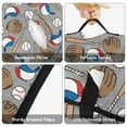 thumbnail image 6 of Baseball Items Pattern Toddler Nap Mats for Kids Preschool,Sleeping Mat Bag or Kids,Toddler Sleeping Bag,Toddler Nap Mat or Daycare, 6 of 6