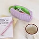 thumbnail image 1 of Bonita Bolsa para Bolígrafos con Aroma a Crema de Taro, Bolsa de Almacenamiento de Papelería de Gran Capacidad, Bolsa de Papelería para Estudiantes, 1 of 5