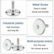 thumbnail image 3 of 30 PCS Adjustable Leveling Feet Plastic and Metal Leveling Feet with Nut Adjustable Feet M6*15*30mm Furniture Adjustment Screw, 3 of 5