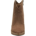 thumbnail image 4 of Jessica Simpson Crais Tobacco Brown Pointed Toe Platform Heeled Wedge Booties (TOBACCO, 6), 4 of 8