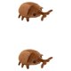 thumbnail image 1 of Vogacara Cartoon Insect Beetle tuffed Toy Plush Toys Insect Toys Doll Marron oscuro S 2Conjunto, 1 of 1