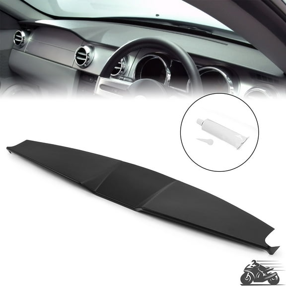 Overlay Black Dash Cover For Ford Mustang Base Model 2005-2009 #12-509LL-BLK