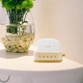 thumbnail image 5 of Toaster Night Light, Cute LED Bedside Lamp with Sleep Timer and Adjustable Brightness, Portable Rechargeable Desk Lamp for Bedroom, Living Room, Childs, Girls and Gift Decor, 5 of 6