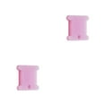thumbnail image 2 of Injueey Tablero de bobinado, bobinas de hilo , carrete de cable, conveniencia multiusos, simplemente usado, accesorios de tejer, Rosa 10 piezas 2Conjunto, 2 of 6