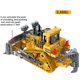 thumbnail image 5 of Tractor de juguete con control remoto de 9 canales y 2,4 GHz a escala 1:24, excavadora de aleación de aluminio RC, tractor de ingeniería para niños, estilo A, 5 of 5