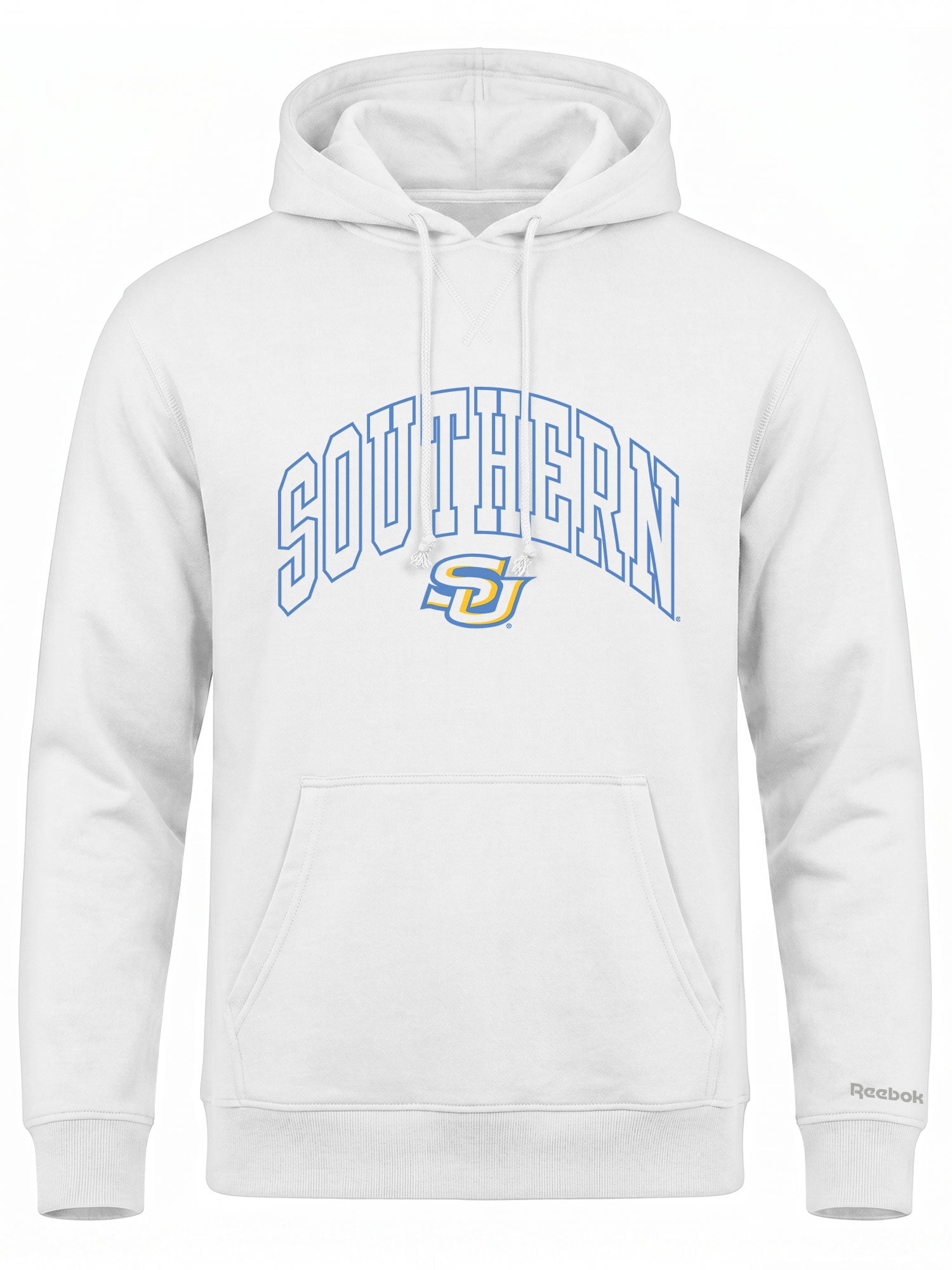 Southern University Jaguars Reebok Mens White Hooded Sweatshirt