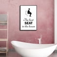 thumbnail image 6 of Black and White Bathroom Poster Funny Bathroom Quote Wall Art  Cute Canvas Print Wall Decor Minimalist Toilet WC Artwork, 6 of 6