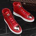 thumbnail image 6 of New Men'S Sports Casual Shoes from Europe, Featuring Thick Soles, Durable, Stylish, Comfortable, Versatile High-Top Boots, 6 of 9