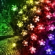 thumbnail image 3 of Guirnalda de luces LED con energía Solar para decoración del hogar Tmvgtek cortina de flores de cerezo para dormitorio ventana luz nocturna 2050 ledes, 3 of 9