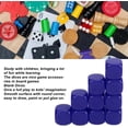 thumbnail image 2 of HUGFEGWE Blank Dice, 16MM Plastic 6 Sided Dice Set for Math Teaching (Blue) CJB91-137693, 2 of 8