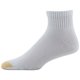 thumbnail image 4 of Calcetines GOLDTOE 656P de algodón, tobilleros deportivos, 6 pares, blancos, talla L, 4 of 5