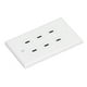 thumbnail image 1 of Outlet de receptáculo USB, Enchufe de Salida USB Material ABS APARIENCIA BLANCA FÁCIL DE INSTALAR TUPO C Para El Hogar para Negocios para la Oficina, 1 of 7
