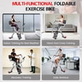 thumbnail image 3 of POOBOO Silent Magnetic Resistance Indoor Cycling Bike Exercise Bike with Arm Exerciser Stationary Bike for Home Gym Exercise, 3 of 11