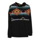 thumbnail image 5 of Gibobby Mujeres S Sudaderas con capucha Mujeres Blouse Pocket Drawstring Long-Sleeved Hoodie High Neck Print Shirt Sweater （Negro， XL), 5 of 5