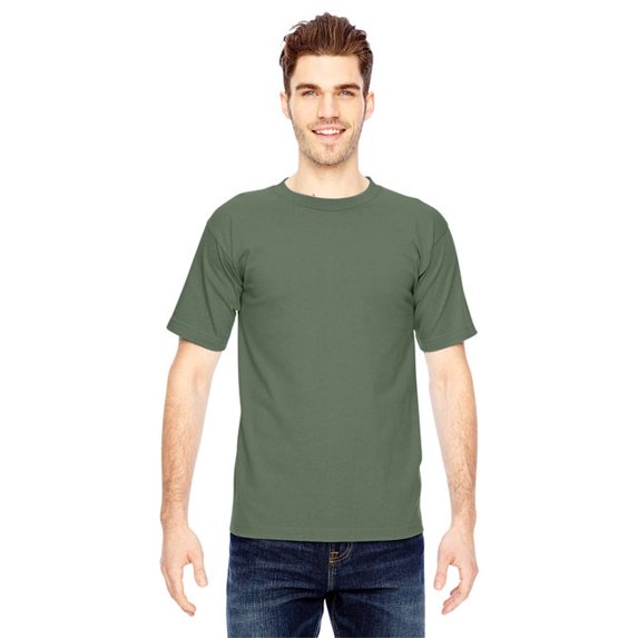 Bayside Unisex Heavyweight T-Shirt - ARMY GREEN - 2XL
