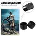 thumbnail image 4 of 1 par de tapones de silicona, funda de hebilla de manillar de bicicleta, anillo fijo (negro), 4 of 6
