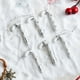 thumbnail image 1 of Adornos Navideños: Pack de 6 Colgantes de Bastón de Caramelo para Árbol de Navidad | Bolas de Plástico Plateadas | 6,7 X 3 X 0,8 Cm | 36 G | Colores Duraderos | Ideal para Regalar a Familias, 1 of 6