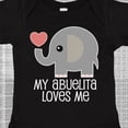thumbnail image 4 of Inktastic My Abuelita Loves Me Boys or Girls Baby Bodysuit, 4 of 5