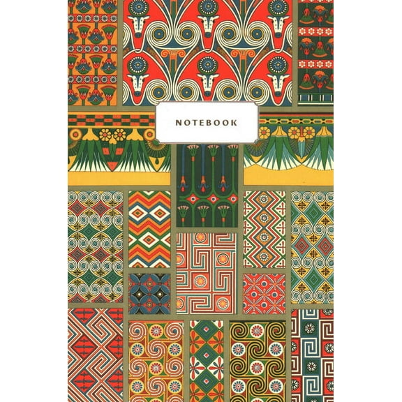Teneues - A5 Notebook: Ancient Egypt Patterns, Paperback - 140 Lined Pages with Lay Flat Binding : Our A5 Size Standard Paperback Notebook (Hardcover)