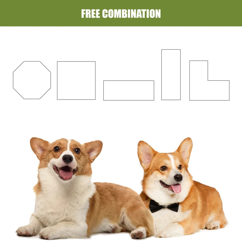 Dog Playpen Outdoor, 40 inch Dog Pen Indoor Heavy Duty Puppy Exercise Pen Metal Pet Fence for RV Camping/Yard/Garden(8 Panels)