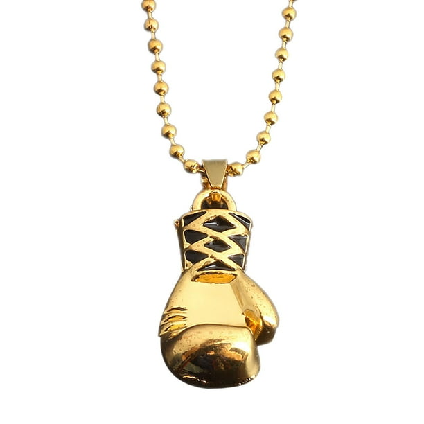 Personalised boxing shop glove necklace