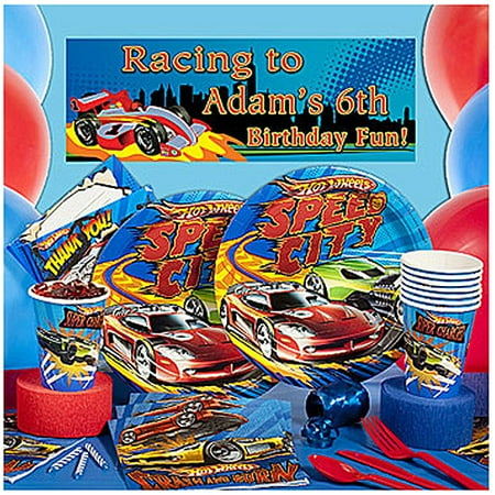 Hot Wheels Speed City Party Pack For 8