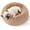 Camel, variant on Calming Dog Bed Medium Large Size Dogs - Donut Washable Large Pet Bed, 36 inches Anti-Slip Round Fluffy Plush Faux Fur Dog Bed