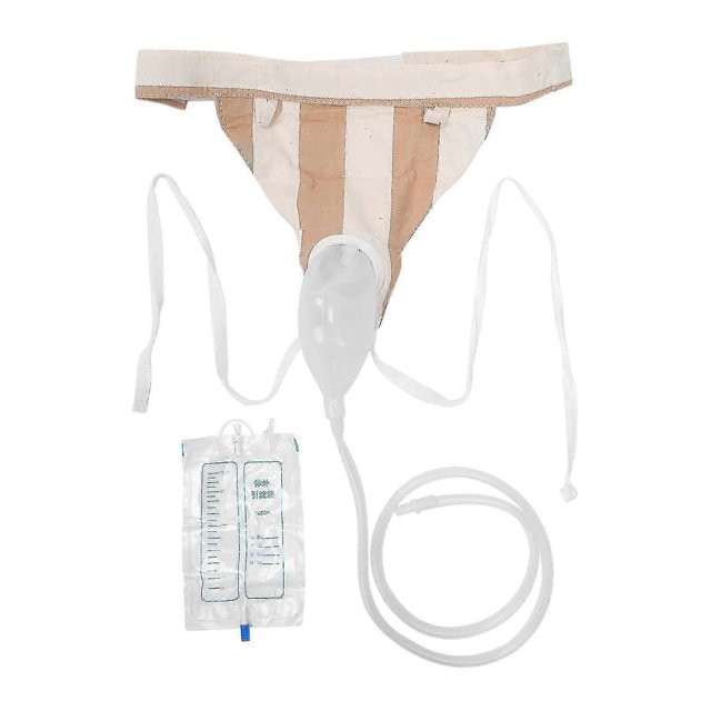 Silicone Urine Collector Men Male Urine Catheter Bags Wearable Urine Collection Drainage Bag