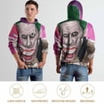 thumbnail image 5 of Joker Hoodies for Men Women, Unisex Hooded Sweatshirt, Oversized Pullover with 3D Print, Casual Loose Fit Hoodie, S-6XL, 5 of 8