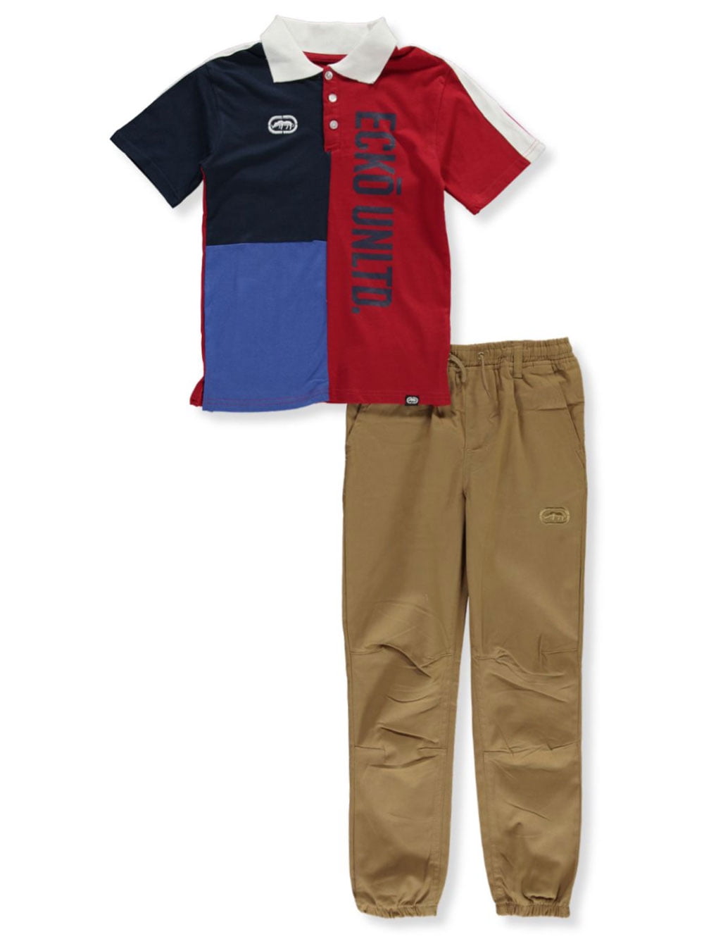 Ecko Unltd. Ecko Unltd. Boys' Logo Blocked 2Piece Pants Set Outfit