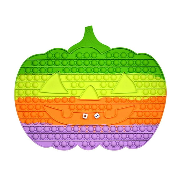 De Burbujas De Empuje, Juego De Tablero De Ajedrez, Juguete Antiestrés, Forma De Calabaza Y Fantasma, Regalo De Halloween Para Niños Y Adultos Yuarrent HA046646-04
