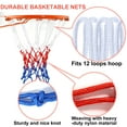 Standard Shooting Rim, 2 Pack Heavy Duty Basketball Net Replacement, 12