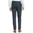 thumbnail image 1 of Kenneth Cole Reaction Stretch Windowpane Slim Flat Front Dress Pants Charcoal Heather, 1 of 3