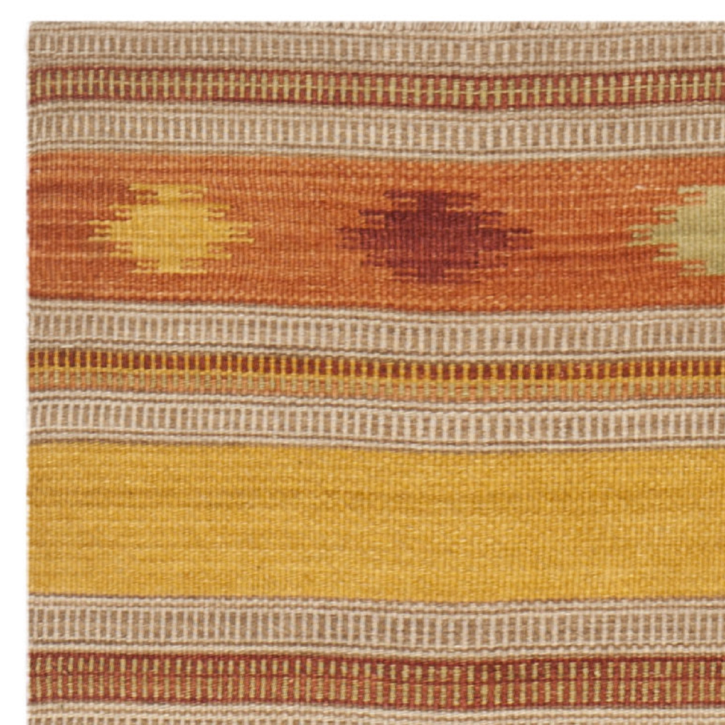 SAFAVIEH Kilim Cabrail Southwestern Wool Area Rug, Brown/Multi, 10' x 14'