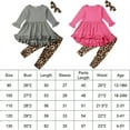 thumbnail image 2 of Bébé bébé Fille Tops Robe + Pantalon Léopard + Bandeau Vêtements, 2 of 6