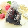 thumbnail image 4 of 100Pcs 9X12cm Butterfly Organza Jewelry Gift Pouch Favor Bags White, 4 of 5
