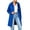 Blue-sweatshirt, variant on Aezemi Women Outdoor Hooded Sweatshirts Full Zip Knee Length Drawstring Fashion Comfy Outfits Coat Trendy Long Sleeve Zip up Workout Casual Tunic Hoodie Blouses with Pockets XXL