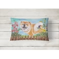 thumbnail image 2 of Carolines Treasures CK1257PW1216 Cane Corso Spring Canvas Fabric Decorative Pillow, 2 of 3