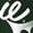 FOREST GREEN, variant on Barbie - Spraypaint Clover - Men's Long Sleeve Graphic T-Shirt