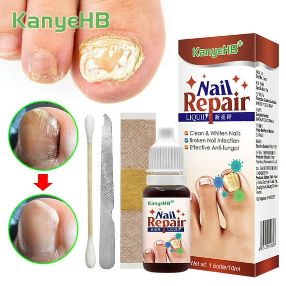 Bilqis Nail Repair Fluid Toenail And Nail Solution Toenails And Nails Repair Damaged And Discolored Nails 10ML