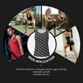 thumbnail image 7 of Gukieu Monochrome lightning Print Women's Quick-drying Fitness Vest, Round Neck Sleeveless Fitness T-shirt, Suitable for Yoga, Sports-X-Large, 7 of 7