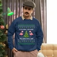 thumbnail image 5 of Christmas Sweatshirt, Flocking Around The Christmas Tree Funny Flamingo Holiday Sweatshirt, Cute Bird Christmas Jumper, Unique Flamingo Lover Gift for Women & Men, 5 of 5