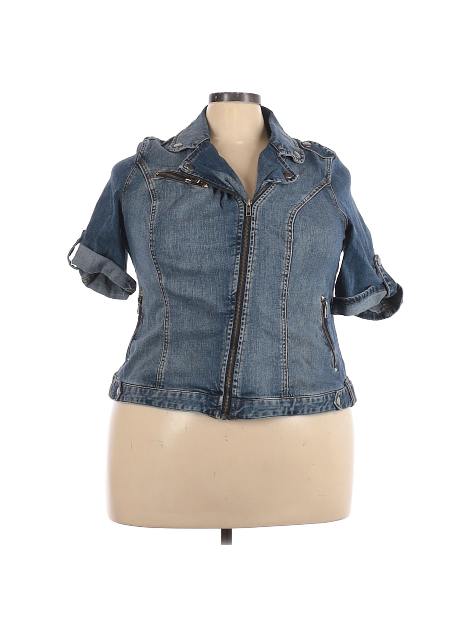 denim jacket size 22